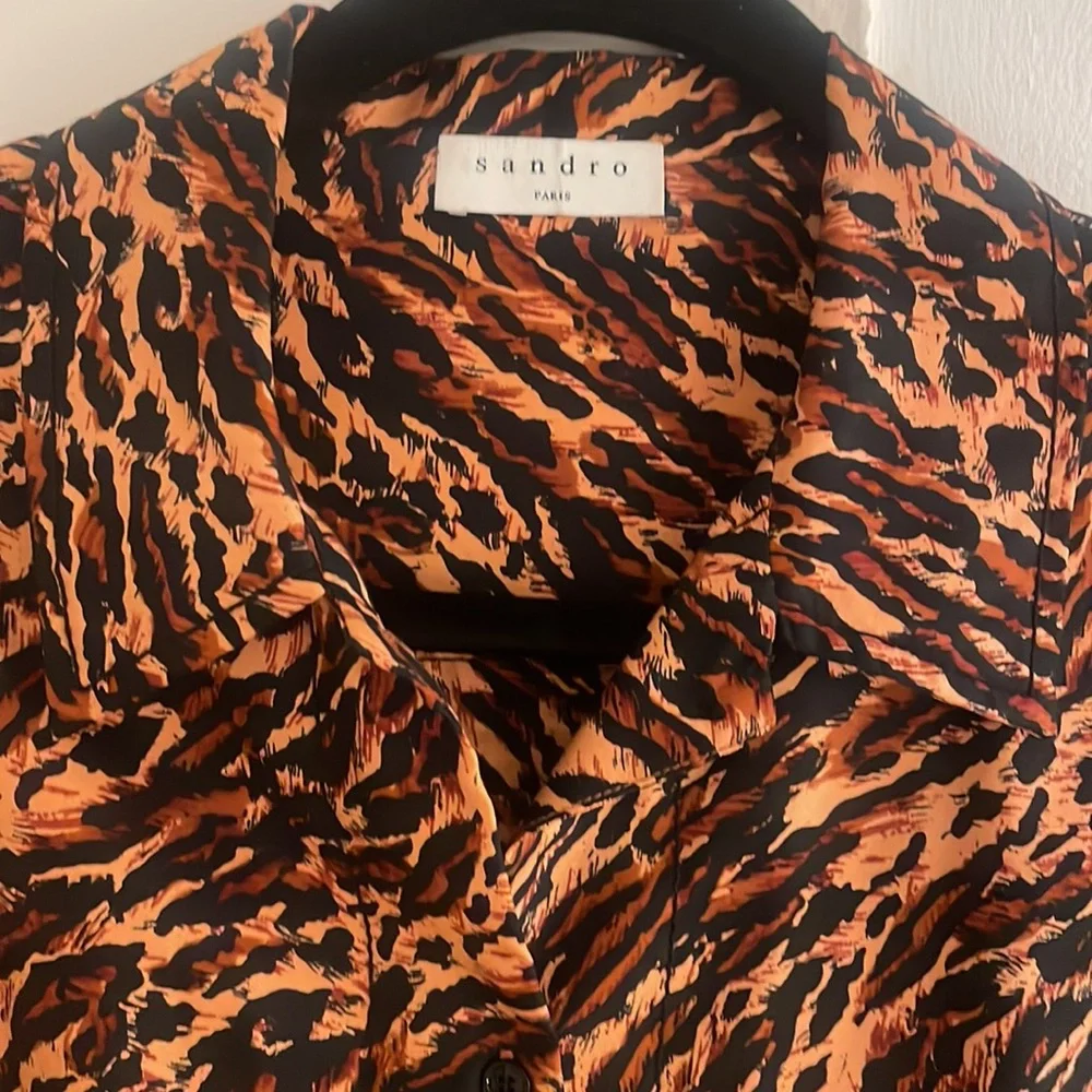 Sandro animal print shirt - Picture 2 of 7